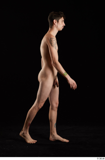 Falco White 1 nude side view walking whole body 0005.jpg